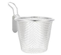 Hohopeti Passoire en Acier Inox pour Cuisson de Pâtes et Fondue Panier Égouttoir Perforé Idéal pour Usage Maison et Professionnel