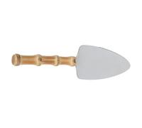 Hohopeti Pelle à Découper pour Gâteaux et Desserts en Acier Inoxydable | Manche Bambou, Bord Dentelé Antidérapant, pour Restaurant et Hôtel, Outil de Transfert Pratique