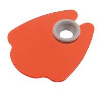 Hohopeti Plaque Occultante Orange en Plastique pour Lampe de Durcissement, Protection des Yeux Multifonctionnelle, Accessoire Portable pour Manucure en Salon de Nail Art