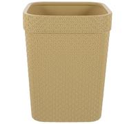 Hohopeti Poubelle Multifonction en Plastique Vert pour Maison et Bureau | Style Décoratif Tressé, Usage Domestique ou Professionnel, Seau de Rangement Simple, Pratique au Quotidien