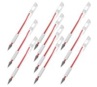 Hohopeti Stylo Marqueur Rouge pour Sourcils Waterproof, Léger et Résistant, Plastique Solide, Lot de 10pcs Maquillage Précis et Longue Tenue