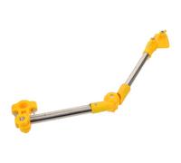 Hohopeti Support de Parapluie Réglable en Acier Épais Jaune Porte-Parapluie pour Vélo Poussette et Moto Électrique Fixation Rapide et Protection Solaire Ajustable