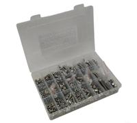 HOHOVYVY 1220 Pièces Vis Assortiment De Vis En Acier Inoxydable 304 Hexagonal Écrous Et Rondelles Ensemble Avec Boîte Pour Bricolage