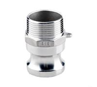 HOHOVYVY Adaptateur mâle à raccord rapide de type F en acier inoxydable, raccord de rainure à came de 5 cm, embrayage sans outil, pour systèmes de pompe, sanitaire, agriculture et applications