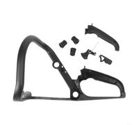 HOHOVYVY Barre de poignée avec amortisseurs en métal pour tronçonneuse 017 018 MS170 MS180 Noir 35,5 x 23 x 21 cm Convient pour la sylviculture
