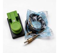 HOHOVYVY Bouton de serrage avec distance de contact réglable en ABS imprimé 3D pour les applications portables en extérieur et radio amateur (vert)