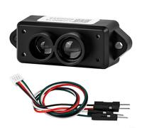 HOHOVYVY Capteur de distance pour TFmini-S avec technologie infrarouge et LiDAR, mesure à un point 0,1 à 12 m, compact, noir, pour UAV, robotique et contrôle de machine