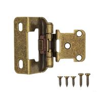 HOHOVYVY Charnières de porte, charnières semi-cachées, charnière de meuble à fermeture automatique pour portes de chambre, portes de jardin, intérieur camping-car (C)