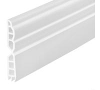 HOHOVYVY Joint de porte 1 m en TPE flexible - Bande d'étanchéité autocollante extra épaisse pour protection contre le bruit et le vent, économe en énergie pour portes en bois, verre et coulissantes