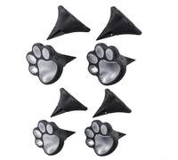 HOHOVYVY Lampe de jardin solaire LED avec motif pattes de chat, étanche IP44, commutation crépusculaire automatique, en PP + PS pour jardin, pelouse et chemins (couleur)