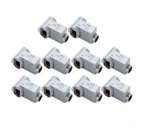 HOHOVYVY Lot de 10 connecteurs de câbles électriques de type T 80 A 1000 V - Raccord rapide sans outil - Pour câbles de 2,5 à 16 mm² - En polycarbonate - Pour projets professionnels et bricolage à