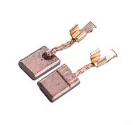 HOHOVYVY Lot de 2 brosses de carbone CB-440 de rechange pour outils de moteur électrique, 13 x 10 x 3 mm, laiton gris, pour perceuse et meuleuse