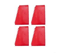 HOHOVYVY Lot de 4 embouts antidérapants en caoutchouc, montage sans outil pour échelles extensibles et pliantes, pour tampons en caoutchouc robustes pour plus de stabilité et de sécurité (rouge)