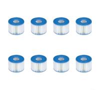 HOHOVYVY Lot de 8 cartouches filtrantes de rechange pour Intex S1 29011E Spa Filtre de piscine Nettoyage de piscine 108 mm