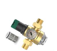 HOHOVYVY Pour soupape de réduction de pression en laiton Honeywell DN20 avec manomètre et filtre pour alimentation en eau (3/4")