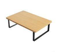 HOHOVYVY Support de protection pour four à micro-ondes en métal et bois, 40 x 30 cm, avec pieds antidérapants, pour cuisine (jaune)