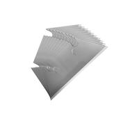 HOHXEN 10 Pièces Lames de Rechange pour Couteau Biseauté et Coupeur Multi-Coins en Acier SK5