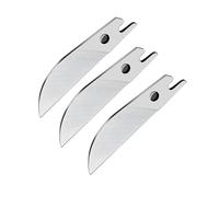 HOHXEN 3 Pièces Lames de Rechange pour Biseautage, Lame de Rechange pour Fraise Multi - Coins en Acier sk5, Lame de Rechange pour Biseautage Universel, Accessoires de Biseautage Polyvalents