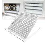Hoiaost Grilles De Ventilation De Plafond avec Écran, Grille De Ventilation Carrée pour Admission Ou Extraction, Filtre De Sortie À Persiennes, Installation Facile,60x60CM
