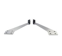 Hoite Lot De 2 Butées De Porte À 90 Degrés En Acier Inoxydable Avec Butée En Caoutchouc Pour Porte À Ouverture Intérieure Ou Extérieure (gauche Et Droite)