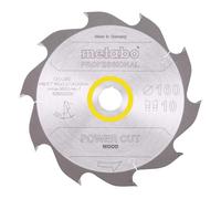 Metabo Lame de scie circulaire PRO 628002000 Power Cut Wood HW/CT 160x2,2x20 mm 10 dents