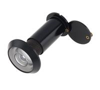 HOJLKLD Judas de Porte, Laiton Judas à 200 degrés, Diamètre de tuyau de 16 mm pour portes de 35 à 55 mm (Noir)