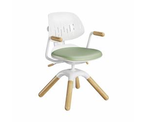 HOKOChaise pour enfant Chaise pour enfant réglable en hauteur, évolutive Ergo Study Kid Chaise de bureau pour enfant ; assise et dossier réglables sé