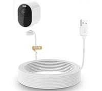 HOLACA Câble d'alimentation pour Arlo Ultra 2 et 4 avec câble de Charge magnétique 30ft/9m