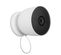 HOLACA Chaîne de sécurité anti-chute et anti-chute pour batterie Google Nest Cam - Sécurité supplémentaire pour votre appareil photo Google Nest Cam (blanc)