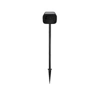 HOLACA Étui en silicone pour caméra de surveillance eufy Security S220 SoloCam, Skin, Housse de protection, résistante aux intempéries (1 pièce, noir) (Coque en silicone ABS + support en métal)