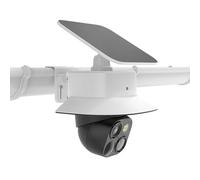 HOLACA Support de caméra pour eufy Security SoloCam S340, support de gouttière pour eufy Security SoloCam S340, support de gouttière + couvercle de caméra