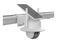 HOLACA Support de gouttière compatible avec caméra de surveillance AOSU 2K - Batterie solaire extérieure - Support de gouttière + couvercle de caméra