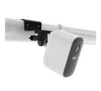 HOLACA Support de Gouttière Universel Compatible avec l'eufycam 1/2/2C/2C Pro/3/3C/E/S3 Pro, Arl o Pro 4/Pro 3/Pro 2/Ultra/Ultra 2/Essential 2(XL), Reolink Argus 2, (Noir, 1PCS)