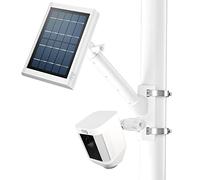HOLACA Support de mât 2 en 1 pour panneau solaire annulaire, batterie Spotlight Cam et accessoires pour montage extérieur
