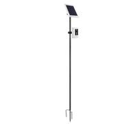 HOLACA Support de montage sur piquet pour caméras de sécurité extérieures et panneaux solaires, universel compatible avec Ring, Blink, Google Nest, Eufy, Arlo, Wyze, SimpliSafe et autres caméras avec