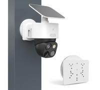 HOLACA Support magnétique compatible avec caméra de surveillance AOSU, ANSQUE, Cinnado, Eufy, SEHMUA, Tapo, pour caméra de surveillance extérieure solaire (caméra non incluse), blanc