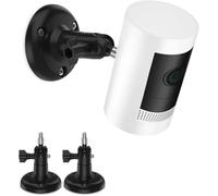 HOLACA Support Mural Compatible avec Rin g Stick Up Cam(Pro)/Outdoor Camera Plus, et adapté à Eufy, Arl o et Toutes Les caméras avec Filetage Standard 1/4 Pouce, Noir | 2 PCS
