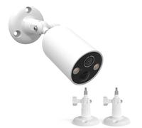 HOLACA Support mural compatible avec TP-Link Tapo C425/C460 (KIT) (appareil photo non inclus), 2 supports, blanc