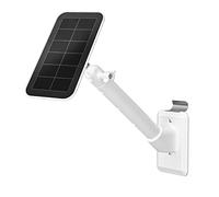 HOLACA Support mural pour panneau solaire Ring,Support d'extension avec adaptateur universel et crochet en acier inoxydable,Réglable à 180°,Compatible avec panneaux solaires Arlo/Wyze/Eufy/Wasserstein