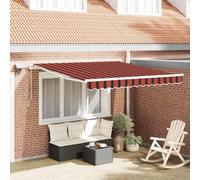 Holamys Auvent extensible 300 x 250 cm pour balcon, terrasse, jardin avec tissu résistant aux intempéries et cadre en aluminium, protection solaire, store latéral, montage mural, imperméable