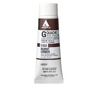 Holbein Acrylic Gouache Artists Acrylic Polymer Emulsion, 40ml Burnt Umber (D8333A)