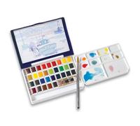 Holbein Aquarelle Set : Etui Plastique De Palm : 36 Demi-Godets