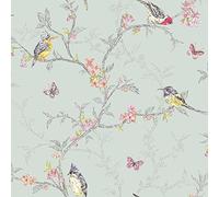 Holden Decor Enchanted Garden 98083 Papier peint en papier, 10,05 x 0,53 m, vert