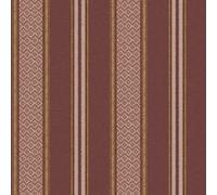 Holden Decor Ikat 14400 Papier peint à rayures Marron mat/Russet | Revêtement mural pour salon, chambre à coucher et salle à manger, lignes géométriques, substrat en papier