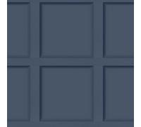 Holden Decor Panneau de bois moderne effet 3D - Rouleau de 10 m - Bleu marine 12980