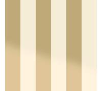 Holden Decor Papier peint à motifs Dillan Stripe Crème/Or 12761 Rouleau complet