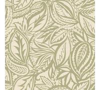 Holden Decor Papier peint motif feuilles de cachemire, botanique, neutre | Revêtement mural pour salon, bureau et véranda, motif de feuillage botanique, fond neutre subtil, à coller