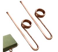Holder de la page de livre du pouce en métal, porte-bagages de livre de livre,2 pièces Bookmark en métal vintage - Culture décorative et éducation Office et fournitures scolaires pour l'art, les perle