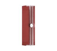 Holdes Massicot, Outil Scrapbooking avec Règle Latérale, Outil de Précision Portable pour Projets de Cartes Photos Coupons et Étiquettes
