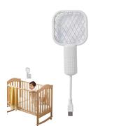 Holdes Raquette Électrique Anti-Mouches, Tue Mouche Électrique, Lampe Luminetuse avec Grille de Sécurité pour Maison Cuisine Intérieur Extérieur